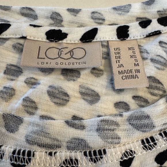 Logo by Lori Goldstein Swing Top Short Sleeve Tee / Cotton / xsmall - Picture 3 of 11